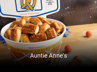 Auntie Anne's opening hours