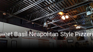 Sweet Basil Neapolitan Style Pizzeria opening hours