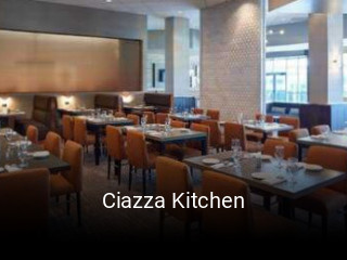 Ciazza Kitchen opening hours