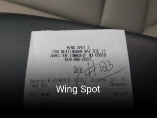 Wing Spot opening hours