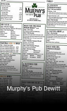 Murphy's Pub Dewitt opening hours