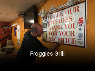 Froggies Grill opening hours