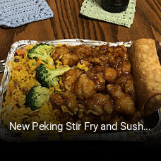 New Peking Stir Fry and Sushi open hours