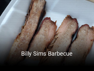 Billy Sims Barbecue open hours