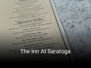 The Inn At Saratoga open hours