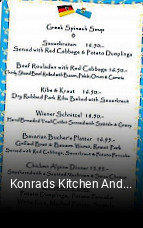 Konrads Kitchen And Grill open hours