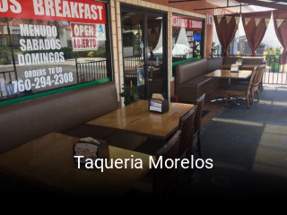 Taqueria Morelos opening hours