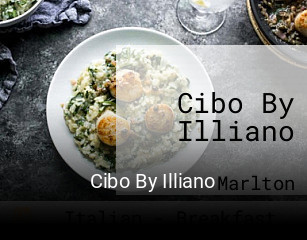 Cibo By Illiano opening hours