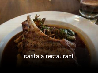 sarita a restaurant opening hours