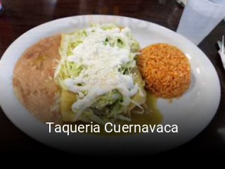 Taqueria Cuernavaca open hours