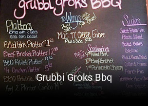 Grubbi Groks Bbq opening hours