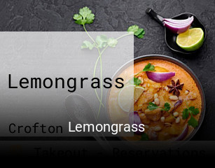 Lemongrass opening hours