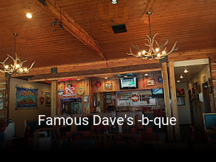 Famous Dave's -b-que open hours