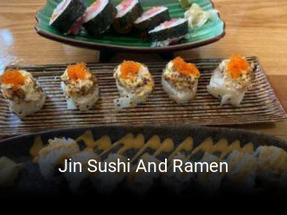 Jin Sushi And Ramen opening hours