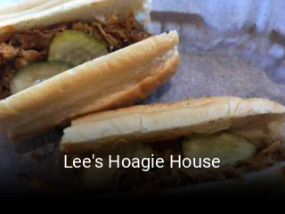 Lee's Hoagie House open hours