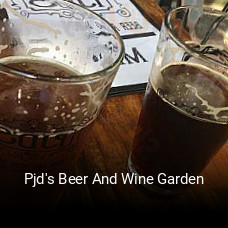 Pjd's Beer And Wine Garden open hours