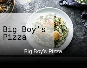 Big Boy's Pizza open hours