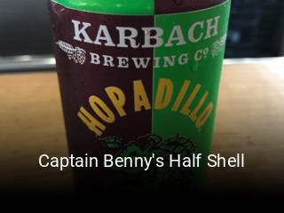 Captain Benny's Half Shell opening hours