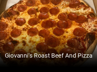 Giovanni's Roast Beef And Pizza opening hours