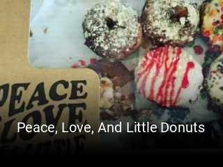 Peace, Love, And Little Donuts open hours