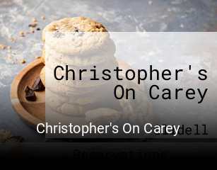 Christopher's On Carey opening hours