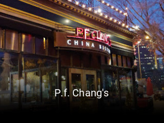 P.f. Chang's open hours