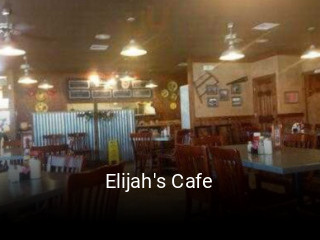 Elijah's Cafe open hours