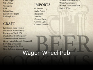 Wagon Wheel Pub open hours