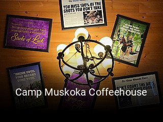 Camp Muskoka Coffeehouse open hours