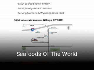 Seafoods Of The World opening hours