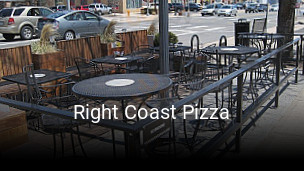 Right Coast Pizza opening hours