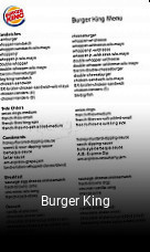 Burger King open hours