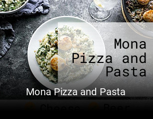 Mona Pizza and Pasta open hours