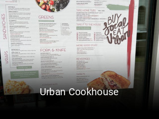 Urban Cookhouse opening hours