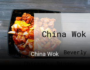 China Wok open hours