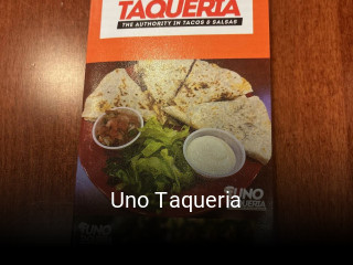 Uno Taqueria opening hours