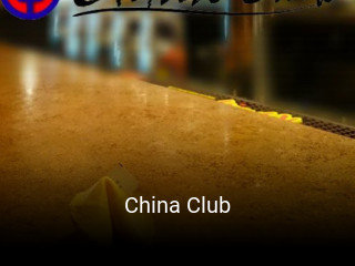 China Club opening hours