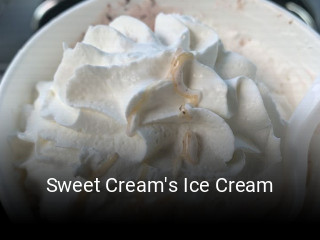 Sweet Cream's Ice Cream open hours