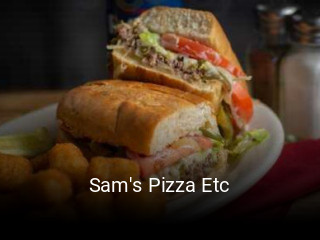 Sam's Pizza Etc opening hours