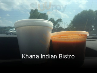 Khana Indian Bistro opening hours