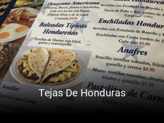 Tejas De Honduras opening hours