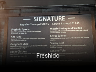 Freshido opening hours