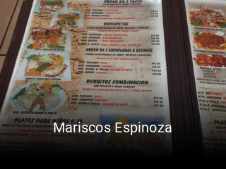 Mariscos Espinoza opening hours