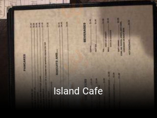 Island Cafe open hours