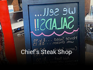 Chief's Steak Shop open hours