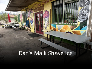 Dan's Maili Shave Ice open hours