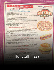 Hot Stuff Pizza opening hours