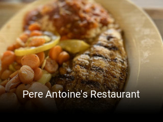 Pere Antoine's Restaurant opening hours