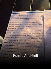 Pointe And Grill opening hours