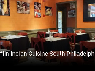 Tiffin Indian Cuisine South Philadelphia opening hours